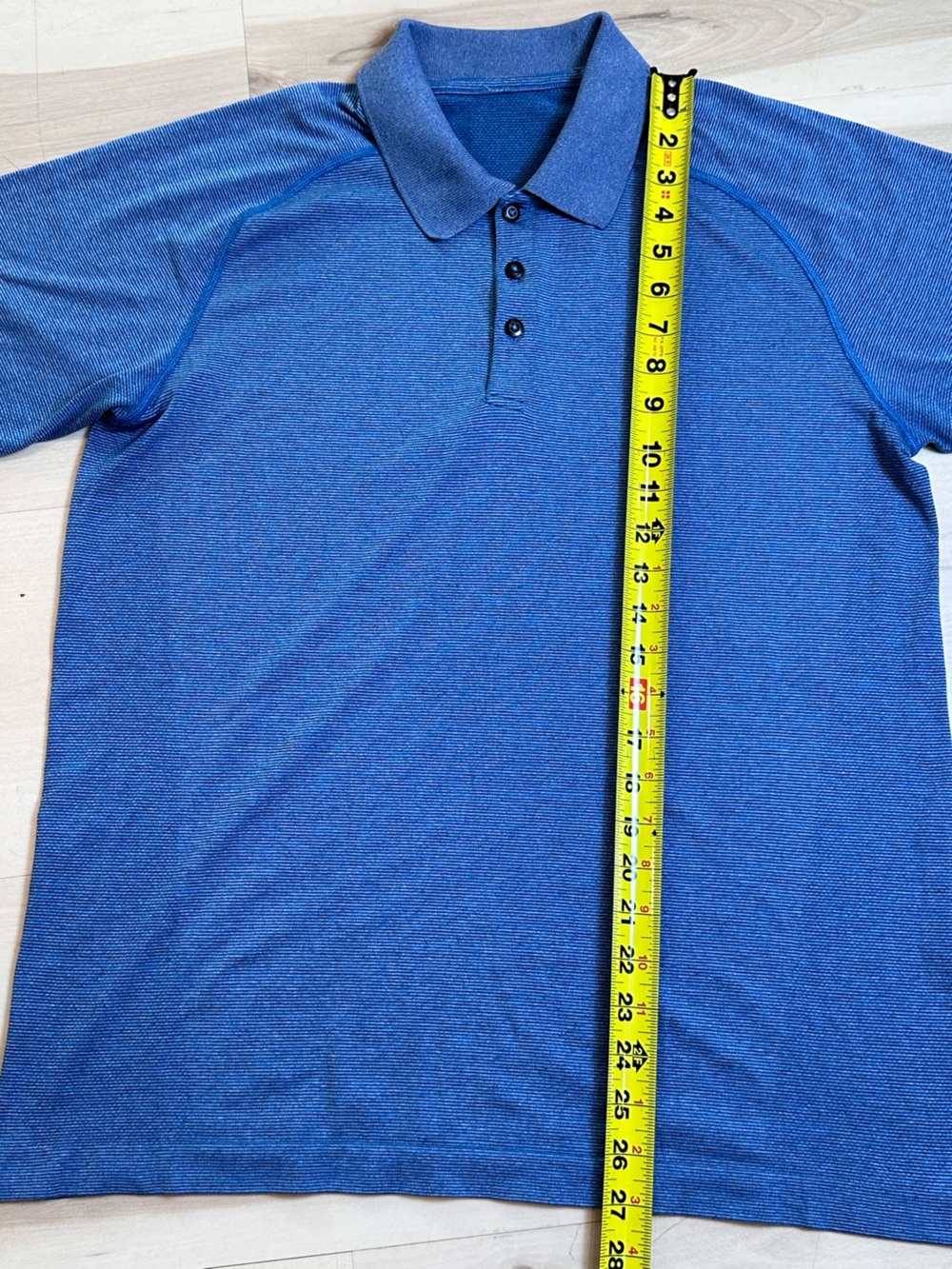 Lululemon Metal Vent Tech Polo Mens L Short Sleeve Collared Golf Gym Lightweight - Picture 2 of 10